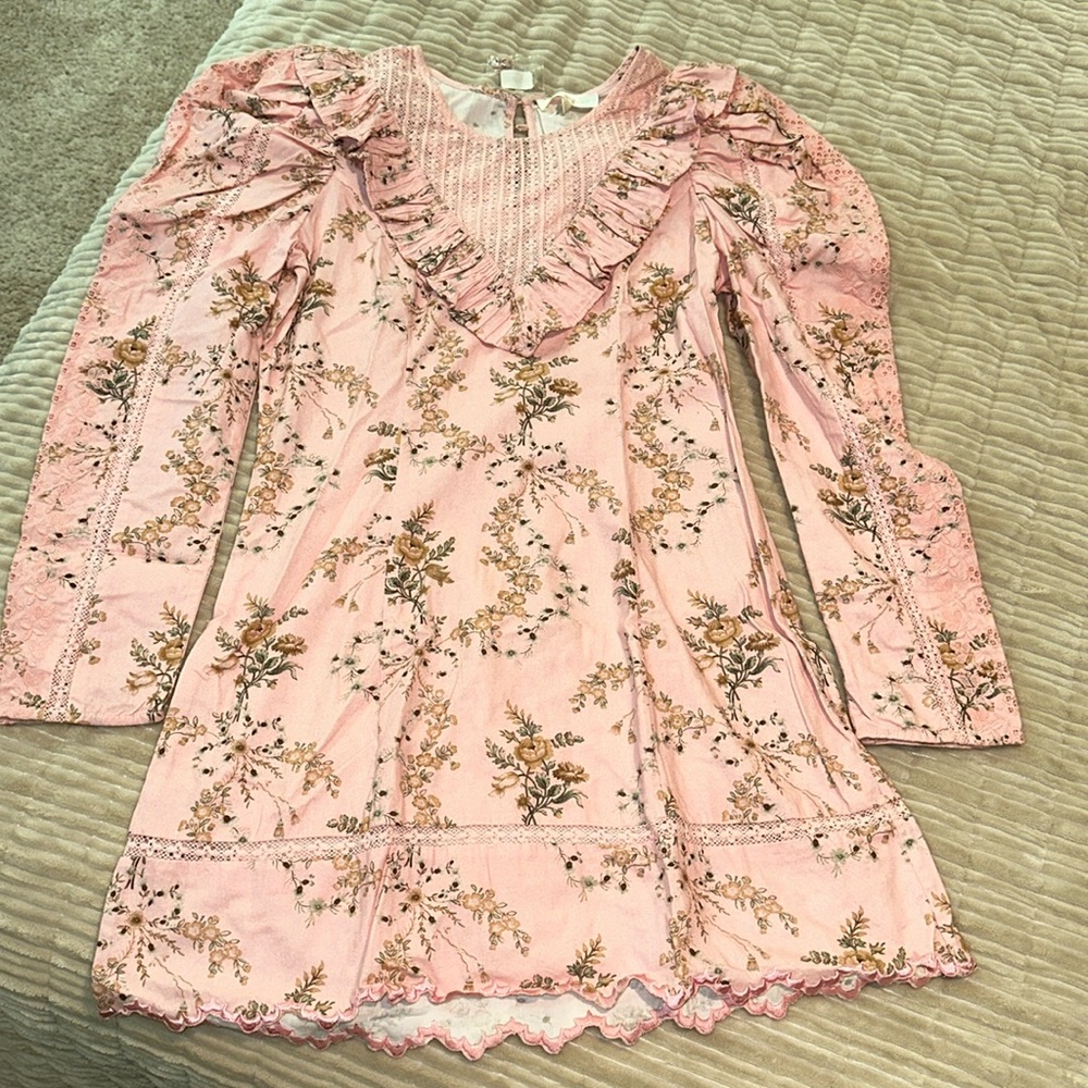 LOVESHACK Long Sleeve Floral Dress